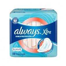 ALWAYS*TOALLAS x8un SUAVE DOBLE PROTEC XTRA