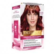 EXCELLENCE*KIT CREME 6.66 ROJIZO PROFUNDO*