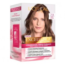 EXCELLENCE*KIT CREME 7.11 RUBIO CENIZA PROFU*