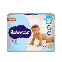 BABYSEC HIPER AHORRO ULTRASOFT*MED x68un *