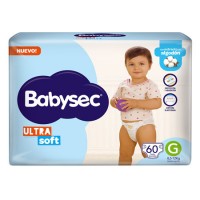 BABYSEC HIPER AHORRO ULTRASOFT*GDE x60un *