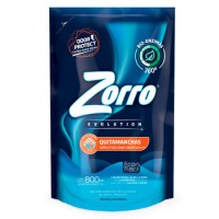 ZORRO*LIQUIDO ECOPACK x800ml EVO QUITAMANCHAS