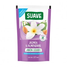 SUAVE*JAB.LIQ x220ml ECOPACK JAZMIN & ALMENDR