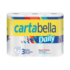 CARTABELLA*R.COCINA x3un.DOB.HOJA DAILY BLANC