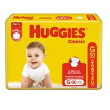 HUGGIES CLASSIC HIPER*PACK AHORR x60un GDE *