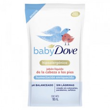 DOVE BABY*JAB.LIQ REP x180ml HUMEC.ENRIQ