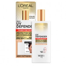 LOREAL*UV DEFENDER x40g FLUID COLOR MEDIO F50