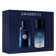 ANTONIO BAND*EST EDTx100+DES THE ICON BLUE (B
