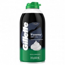 GILLETTE FOAMY*ESP.AFEIT x312g MENTOL (B