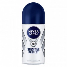 NIVEA*DES.ROLL-ON  x 50ml MEN SENS PROT (pc)