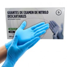 GUANTES DESC.NITRILO CJA x 100un PRINT G AZUL