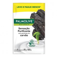 PALMOLIVE*NAT.JAB.PACK 8x85g C/PART DE CARBON