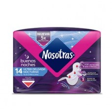 NOSOTRAS*TOALLAS x14un NOCT.B.NOCHES INVIS