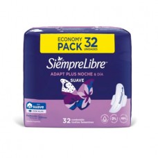 S.LIBRE*TOALLAS x32un NOCTURNA SUAVE C/ALAS