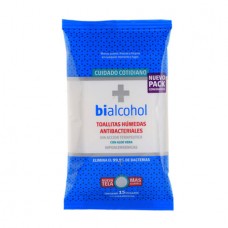 PORTA*TOALL.HUM.ANTIBACTERIALES x15un C/ALOE