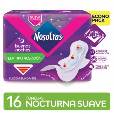 NOSOTRAS*TOALLAS x16un NOCT.B.NOCHES *