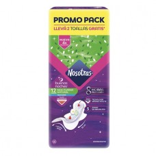 NOSOTRAS*TOALLAS x12un NOCT.B.N NATURAL PROMO