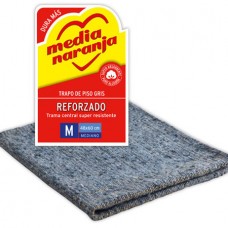 MEDIA NARANJA*TRAPO PISO GRIS 48x60cm MED REF