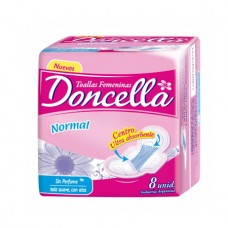 DONCELLA*TOALLAS x8un S/DES.C/ALAS POCKET