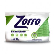 ZORRO*J.POLVO REGULAR x400g BICARBONATO
