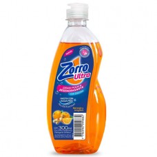 ZORRO*DETERG. x300ml NARANJA Y JENGIBRE