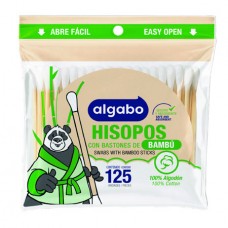 ALGABO*HISOPOS BOLSITA x125un BAMBU