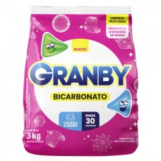 GRANBY*JAB.POLVO REG x3kg BICARBONATO ROSAS