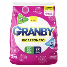 GRANBY*JAB.POLVO MATIC x3kg BICARBONATO ROSAS