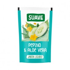 SUAVE*JAB.LIQ x220ml ECOPACK PEPINO & ALOE VE