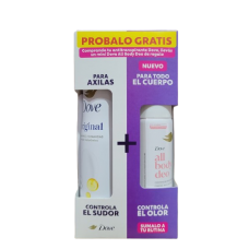 DOVE*DES.ANT x150ml ORIGINAL+ALLBODY x55ml