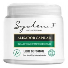 SYSTEM3*ALISADOR CAPILAR x450g LIBRE FORMOL