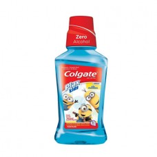 PLAX*ENJ.BUCAL x250ml KIDS MINIONS AZUL *