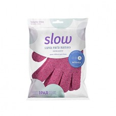 SLOW*GUANTE DE BAÑO EXFOLIANTE x2un