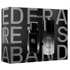 ANTONIO BAND*EST EDTx100+DES THE ICON BLACK**