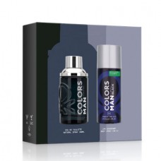 BENETTON*EST COLORS EDTx100ml+DES MAN BLACK*