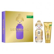 BENETTON*EST COLORS EDTx80ml+LOC SIST GOLDEN